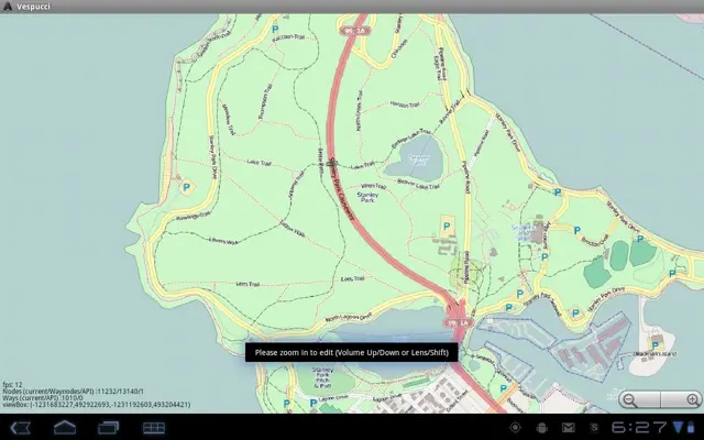 Vespucci android App screenshot 0